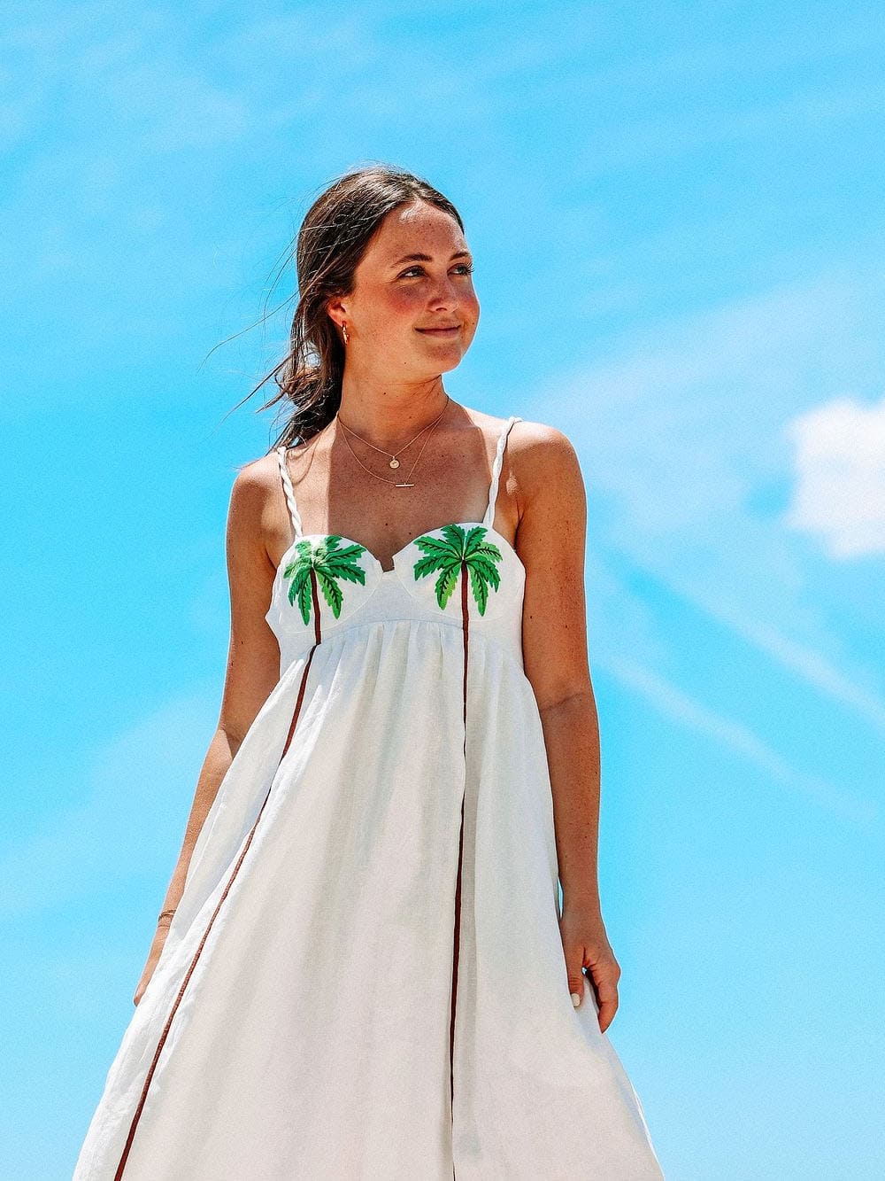 Pretty Palm Maxi Dress 🏝️