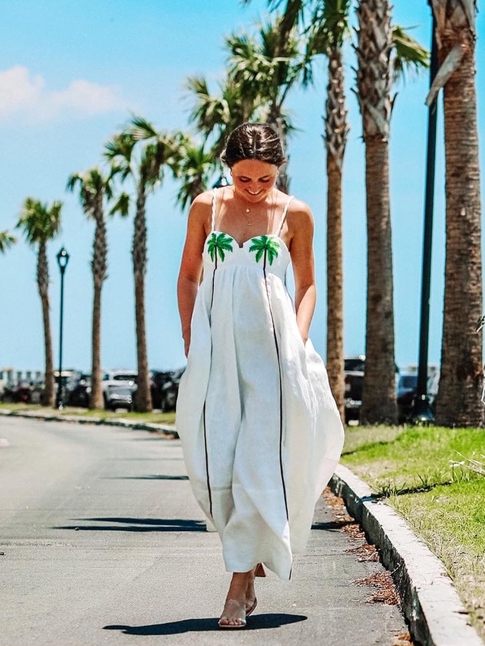 Pretty Palm Maxi Dress 🏝️