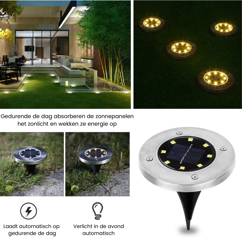 Draadloze Tuinlampen Deluxe - Creëer de perfecte sfeer in jouw tuin!