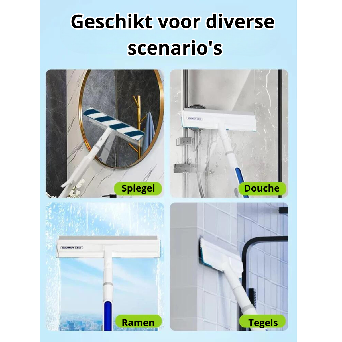 WisClear™ 3 in 1 ramenwisser | Alleen vandaag + 3 GRATIS microvezeldoeken